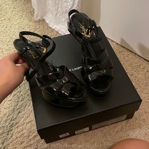 YSL tribute heeled sandal